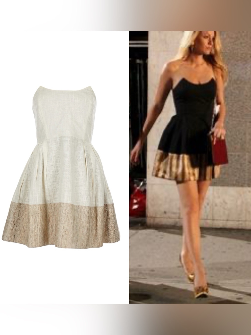 LORICK Strapless Dress aso Gossip Girl NWT 12